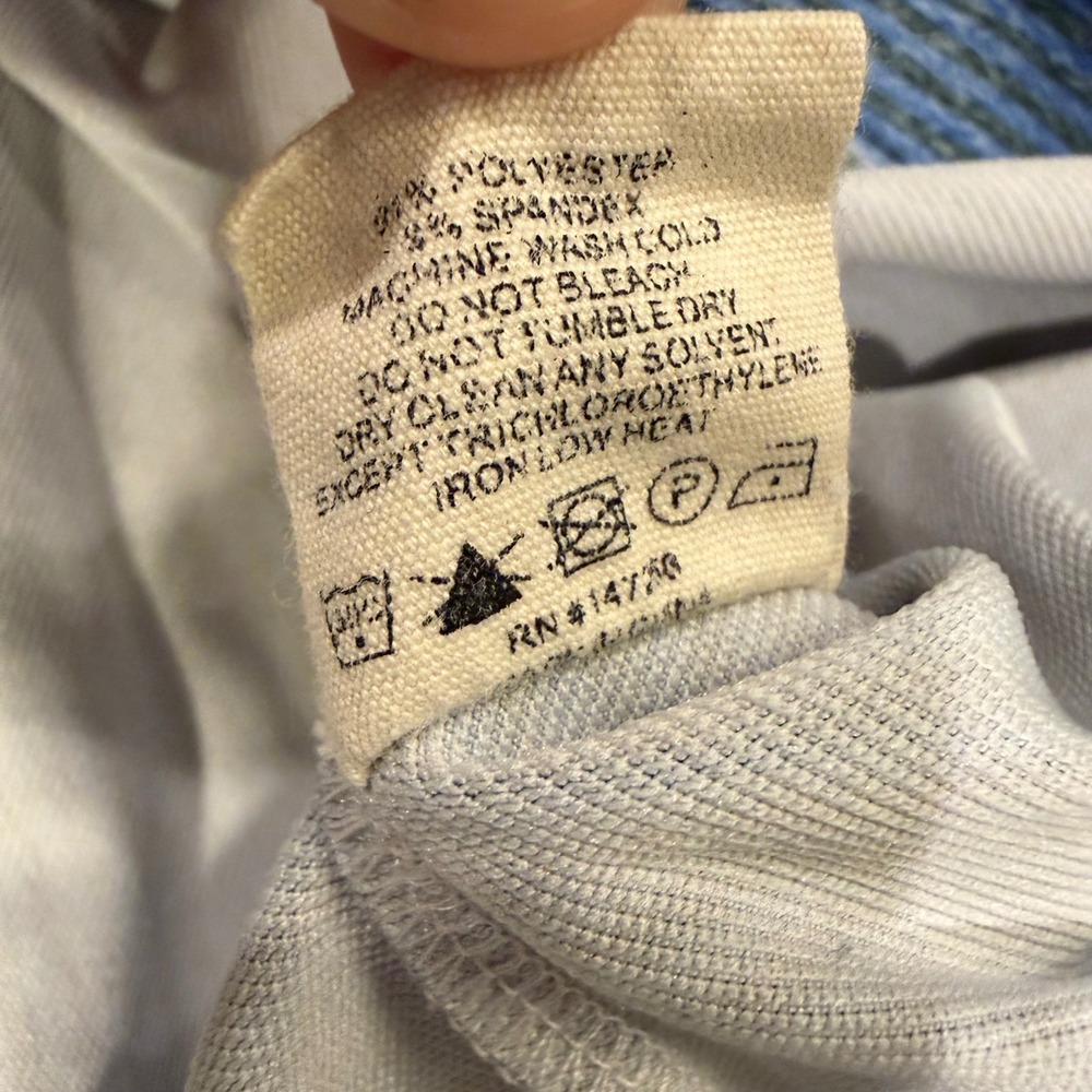 Simply Southern Mens Blue Striped Quarter Zip Pullover Sweater Size Large - Picture 8 of 10
